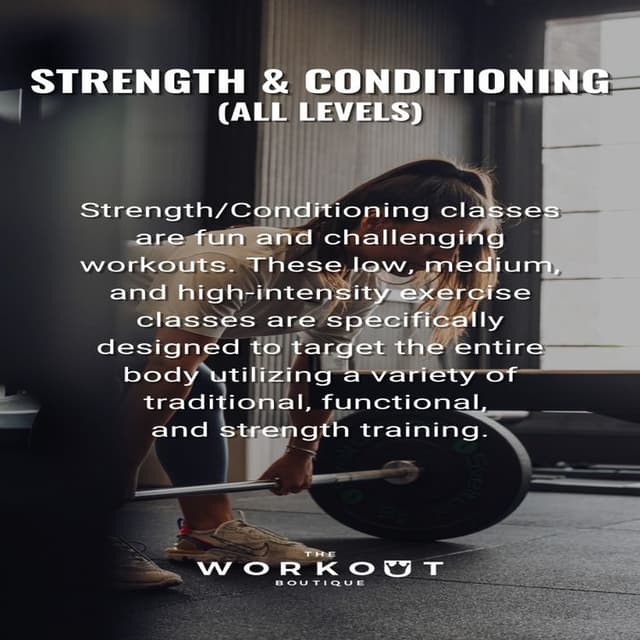 The Workout Boutique Fitness Classes