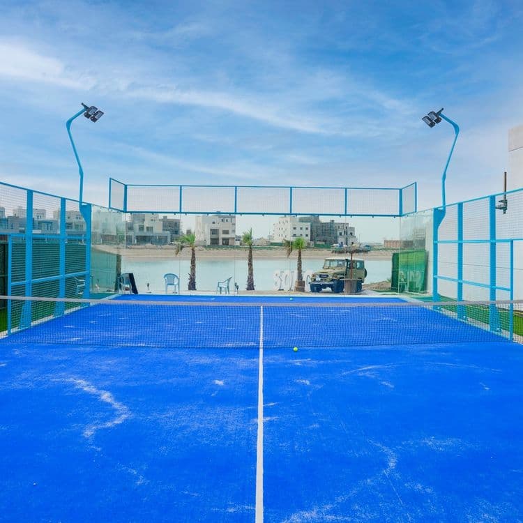 Beachside Padel Court Rental in Khairan
