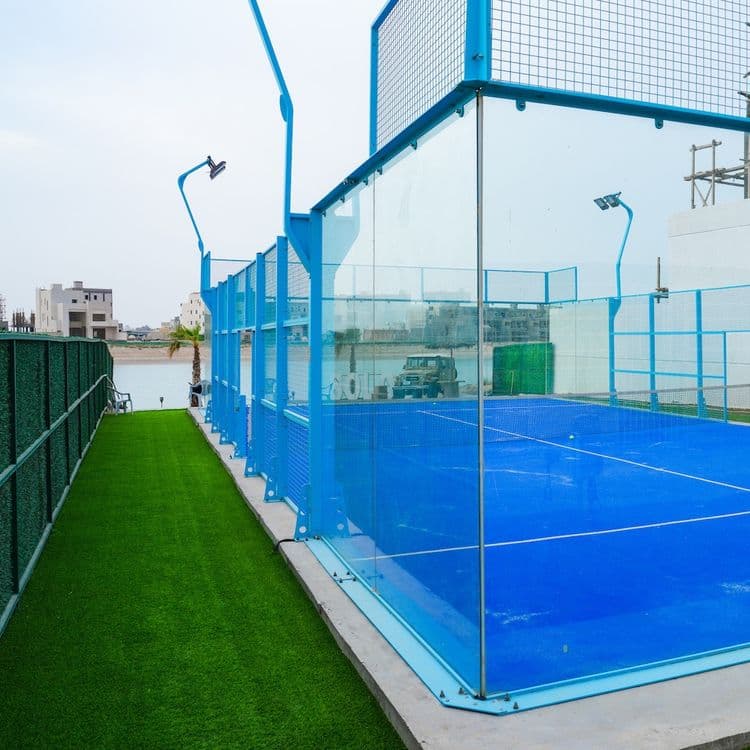 Beachside Padel Court Rental in Khairan