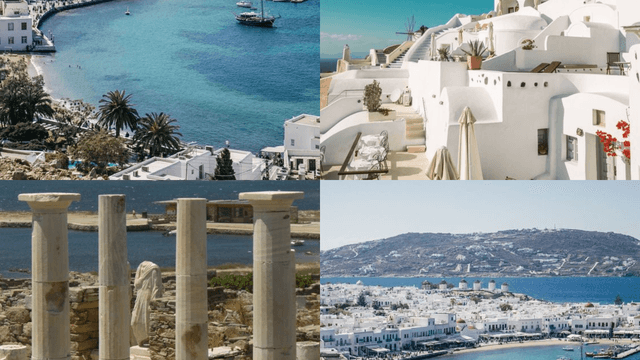 Mykonos  Santorini private trip